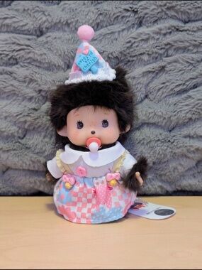 Baby Doll Plush Keychain Accessory - Birthday girl